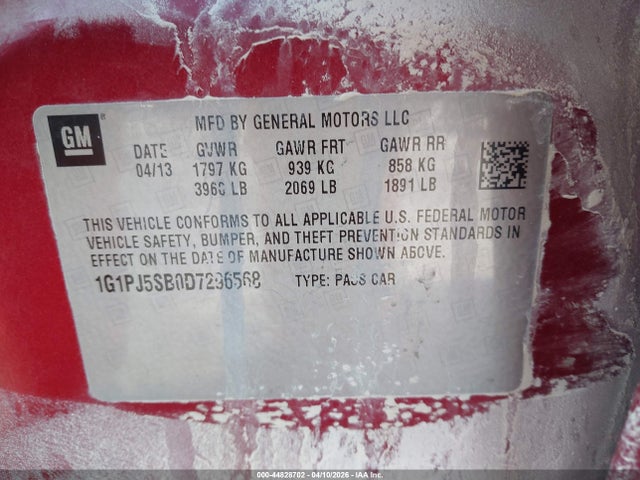 CHEVROLET CRUZE ECO MANUAL - 9