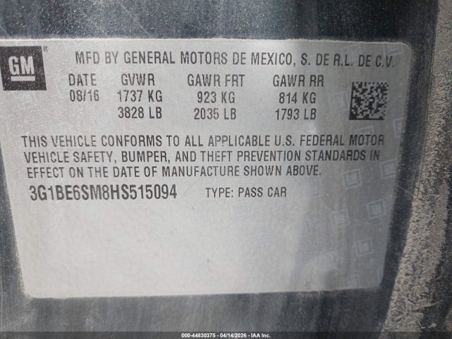 CHEVROLET CRUZE LT AUTO - 9