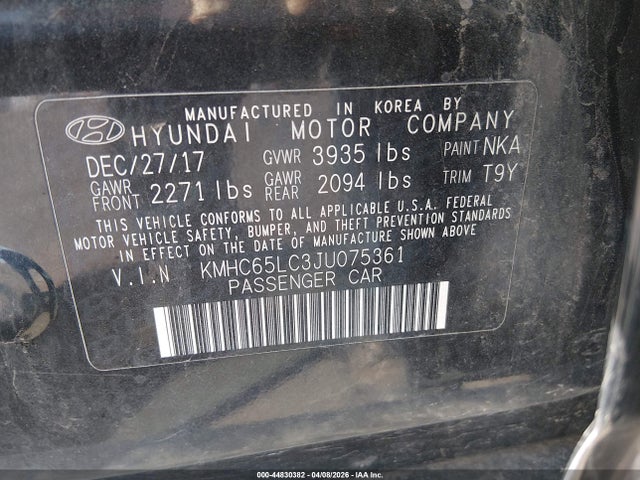 HYUNDAI IONIQ HYBRID BLUE - 9