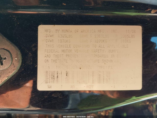 HONDA ACCORD 3.0 EX - 9