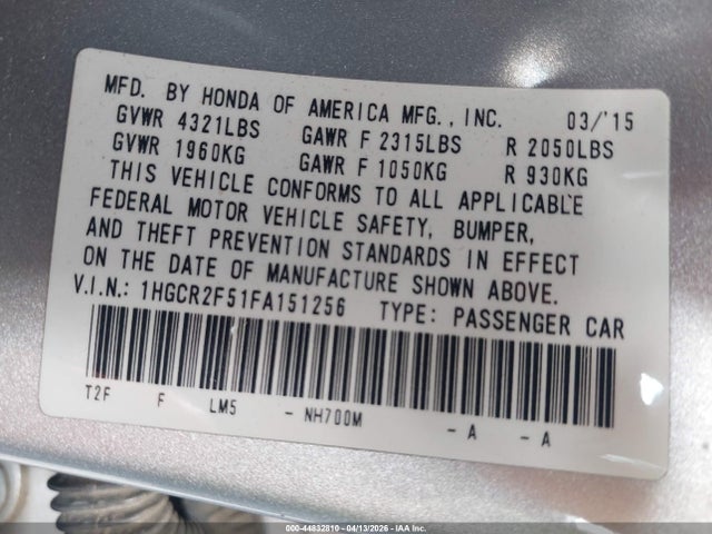 HONDA ACCORD SPORT - 9