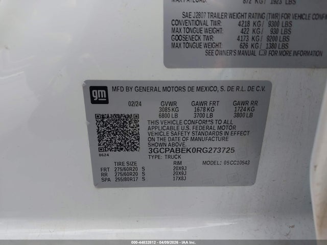صورة مصغرة 9 لـ 2024 Chevrolet SILVERADO 1500 2WD SHORT BED CUSTOM