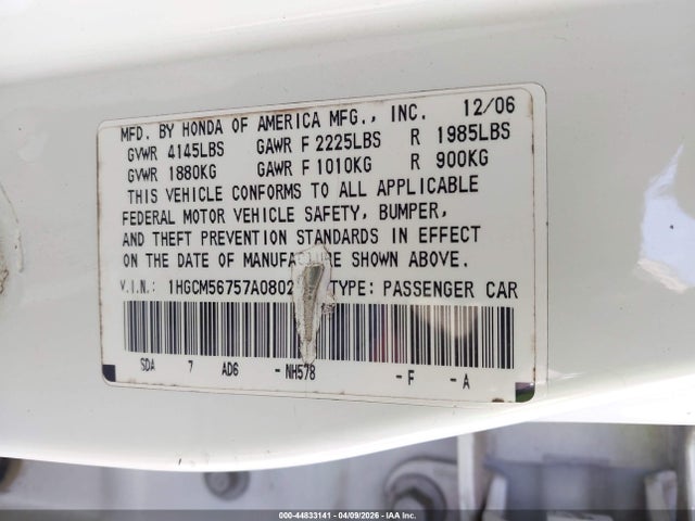 HONDA ACCORD - 9
