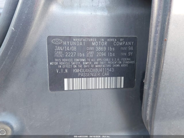 HYUNDAI ELANTRA GLS/SE - 9