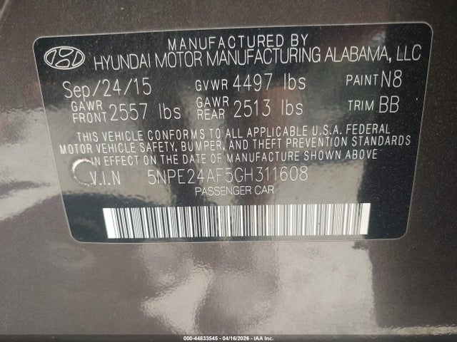 HYUNDAI SONATA SE - 9