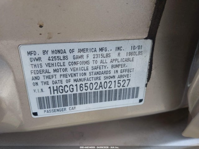 HONDA ACCORD 3.0 EX - 9