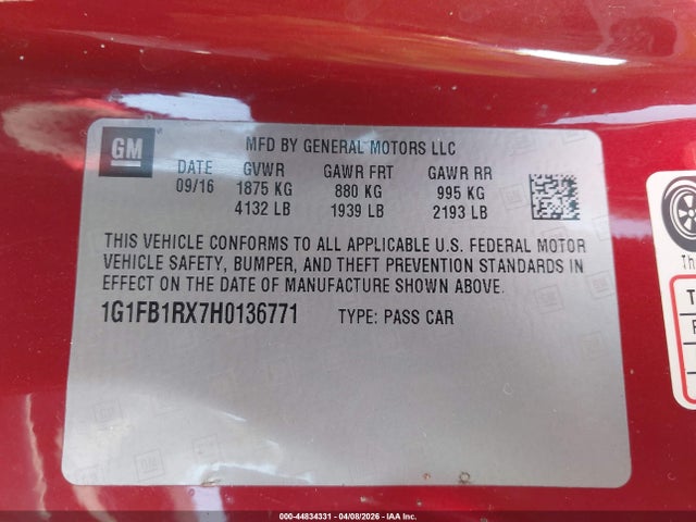 CHEVROLET CAMARO 1LT - 9