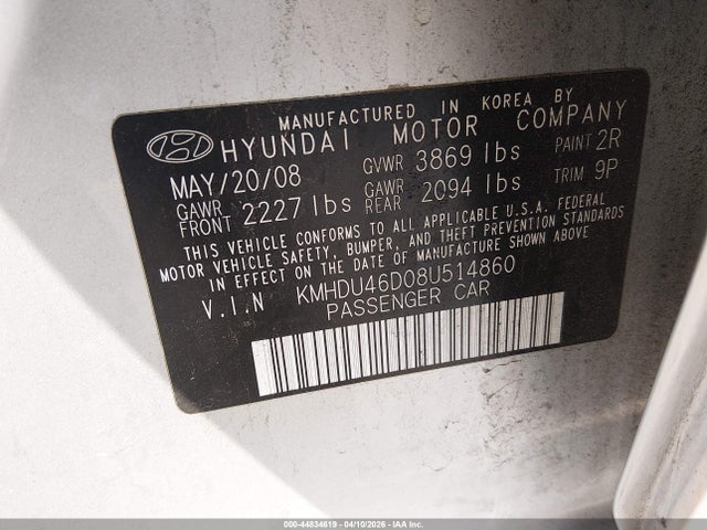 HYUNDAI ELANTRA GLS/SE - 9