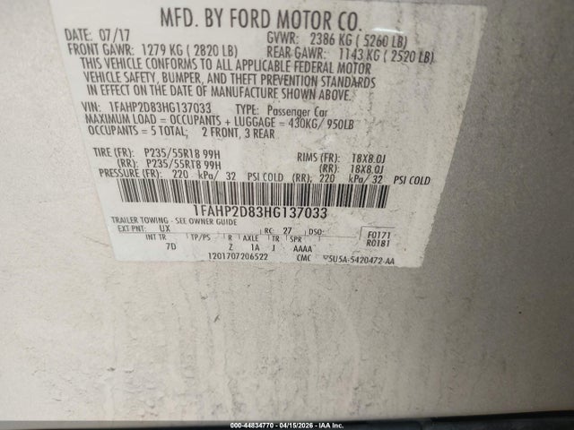 FORD TAURUS SE - 9