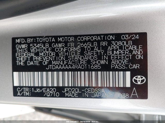 2024 Toyota MIRAI XLE — фото 9