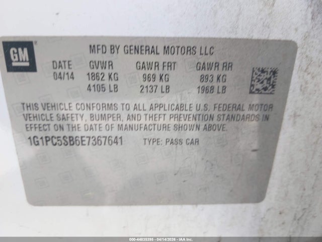 CHEVROLET CRUZE 1LT AUTO - 9