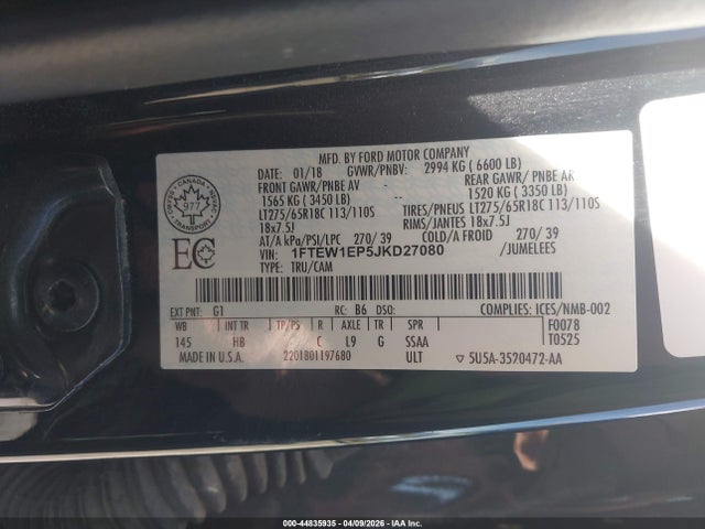 FORD F-150 LARIAT - 9