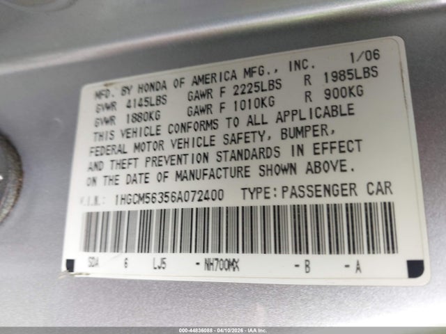 HONDA ACCORD 2.4 SE - 9