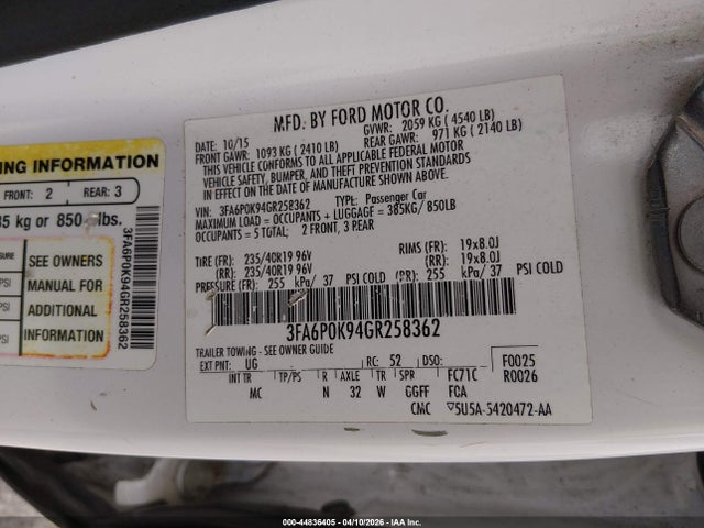 FORD FUSION TITANIUM - 9