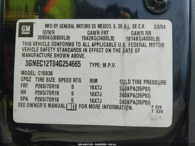 CHEVROLET AVALANCHE 1500 - 9