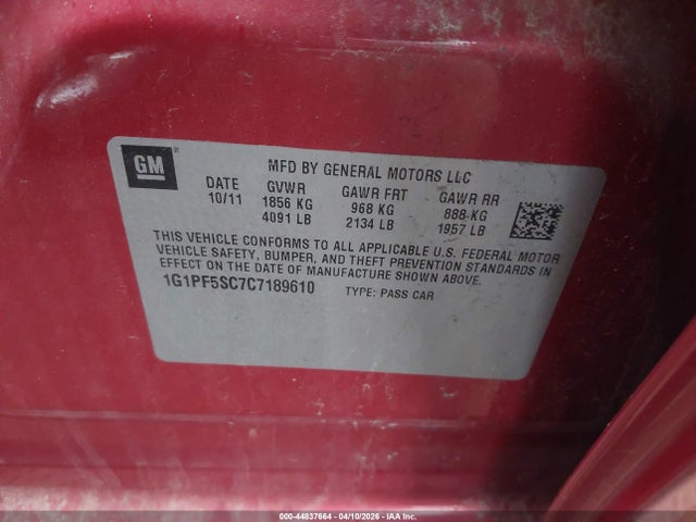 CHEVROLET CRUZE 1LT - 9