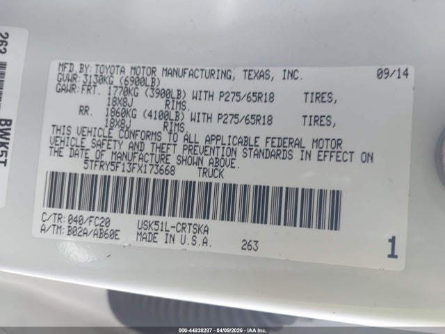 TOYOTA TUNDRA - 9
