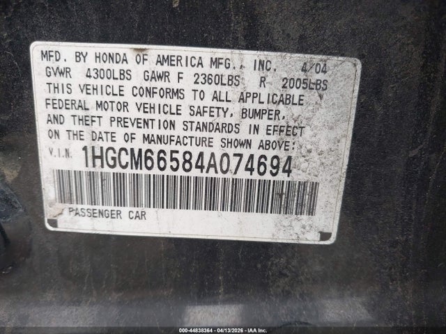 HONDA ACCORD 3.0 EX - 9