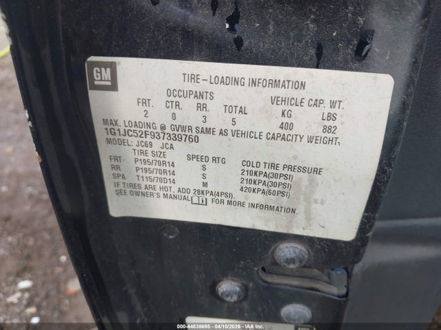 CHEVROLET CAVALIER - 9