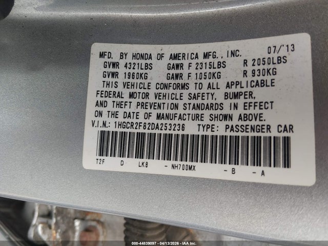 HONDA ACCORD EX-L - 9