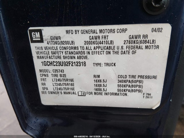 CHEVROLET SILVERADO 2500HD LS - 9