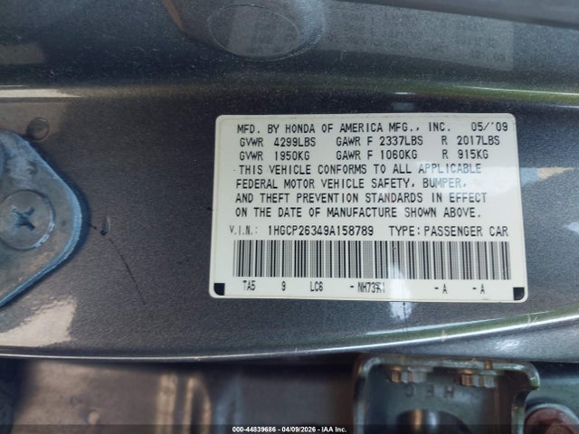 HONDA ACCORD 2.4 LX - 9