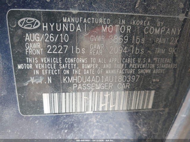 HYUNDAI ELANTRA GLS - 9