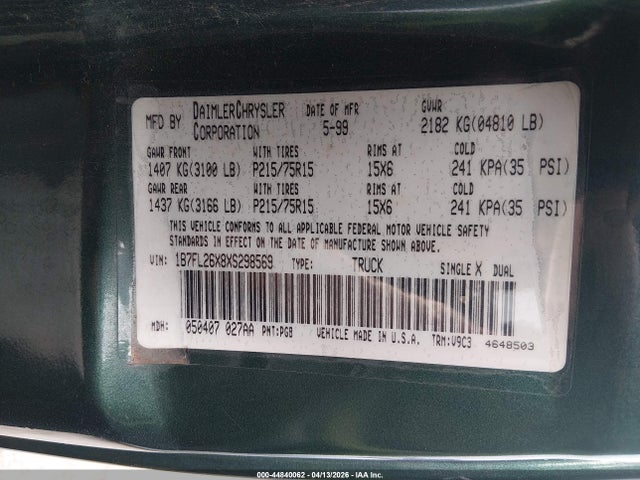 DODGE DAKOTA SLT/SPORT - 9