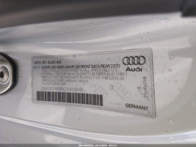 صورة 9 لـ 2012 AUDI A5 2.0T PREMIUM