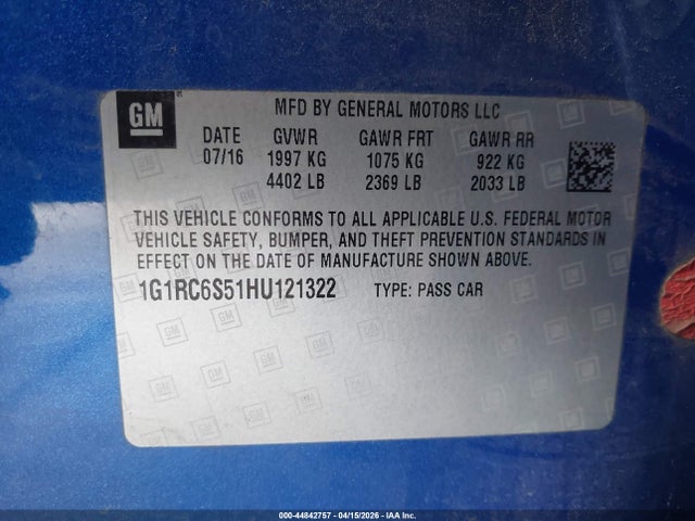 CHEVROLET VOLT LT - 9