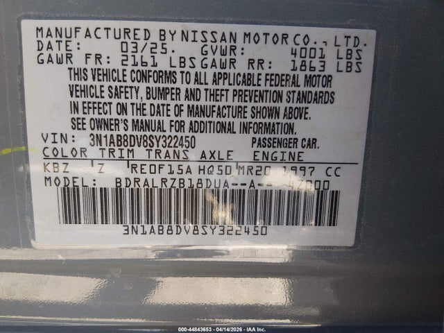 NISSAN SENTRA SR - 9