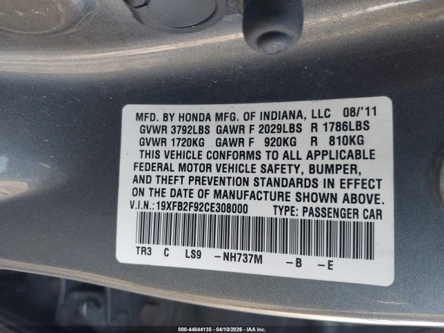 HONDA CIVIC EX-L - 9