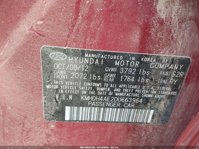 HYUNDAI ELANTRA LIMITED - 9