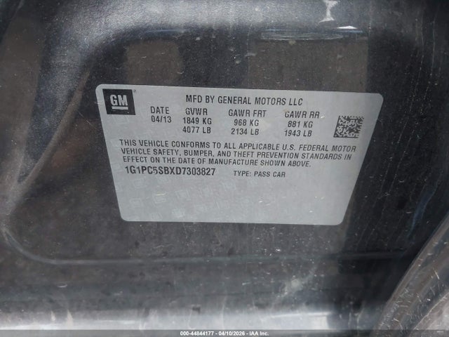 CHEVROLET CRUZE 1LT AUTO - 9