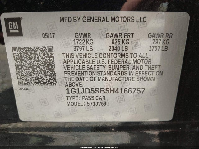 CHEVROLET SONIC LT AUTO - 9