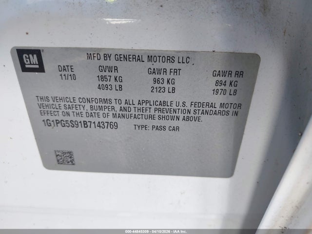 CHEVROLET CRUZE 2LT - 9