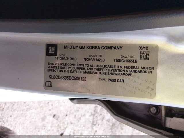 CHEVROLET SPARK 1LT AUTO - 9