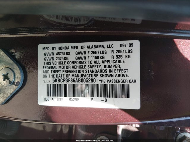 HONDA ACCORD 3.5 EX-L - 9