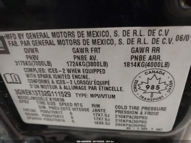 CHEVROLET AVALANCHE 1500 - 9