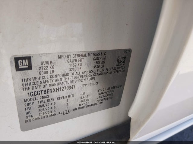 CHEVROLET COLORADO WT - 9