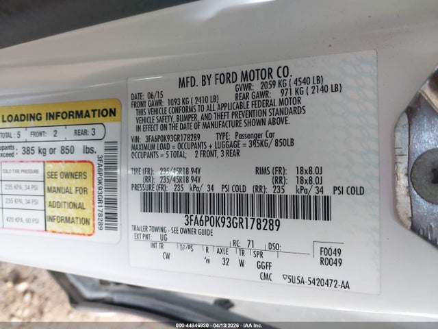 FORD FUSION TITANIUM - 9