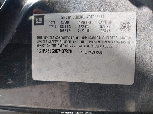 CHEVROLET CRUZE LS AUTO - 9