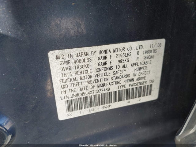 HONDA ACCORD 2.4 LX - 9