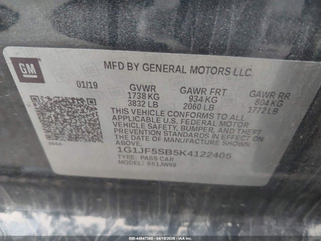 CHEVROLET SONIC PREMIER AUTO - 9