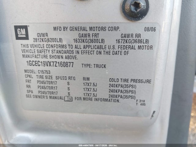 CHEVROLET SILVERADO 1500 CLASSIC WORK TRUCK - 9