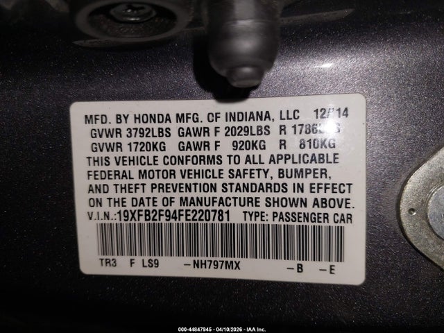 HONDA CIVIC EX-L - 9