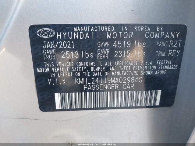 HYUNDAI SONATA BLUE - 9