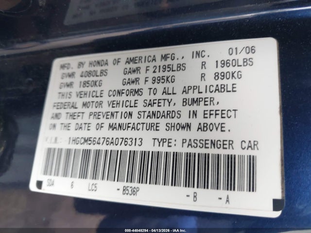 HONDA ACCORD 2.4 LX - 9