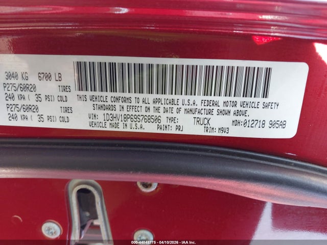 DODGE RAM 1500 SLT/SPORT/TRX - 9