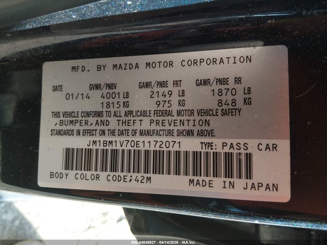 صورة 9 لـ 2014 Mazda MAZDA3 I TOURING